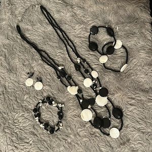 Handcrafted Bohemian Necklace Earrings & Bracelets Sets.